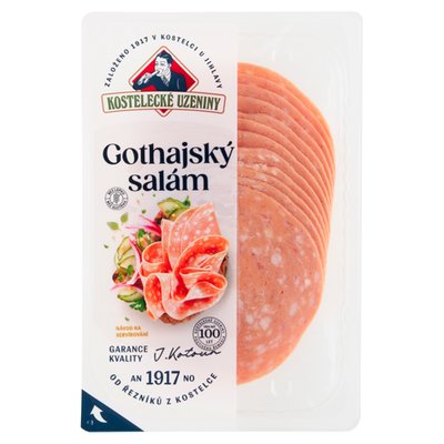 Obrázek ŠETŘÍME JÍDLEM: Kostelecké Uzeniny Gothajský salám 0,100kg