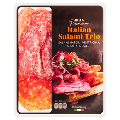 Obrázek BILLA Premium Italian Salami Trio 120g