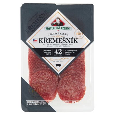 Obrázek ŠETŘÍME JÍDLEM: Kostelecké Uzeniny Křemešník 0,100kg