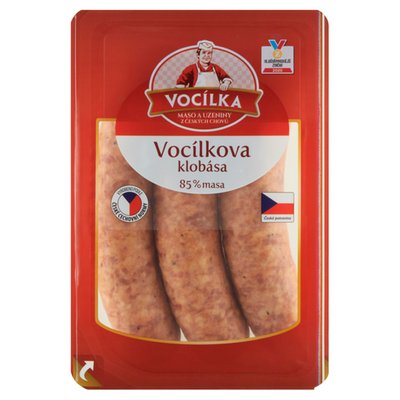 Obrázek ŠETŘÍME JÍDLEM: VOCÍLKA Vocílkova klobása 85% masa 300g