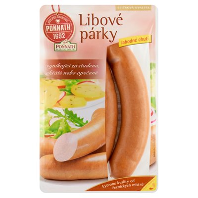 Obrázek ŠETŘÍME JÍDLEM: Ponnath ŘEZNIČTÍ MISTŘI Libové párky 300g