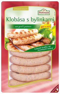 Obrázek ŠETŘÍME JÍDLEM: Klobása s bylinkami 180 g