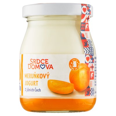 Obrázek Srdce domova Meruňkový jogurt 200g