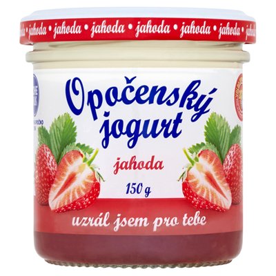 Obrázek ŠETŘÍME JÍDLEM: Bohemilk Opočenský jogurt jahoda 150g