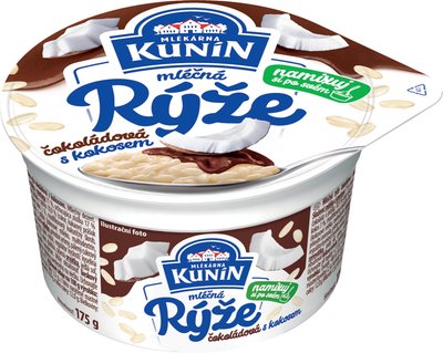 Obrázek ŠETŘÍME JÍDLEM: Kunín Mléčná rýže čokoládová s kokosem 175g