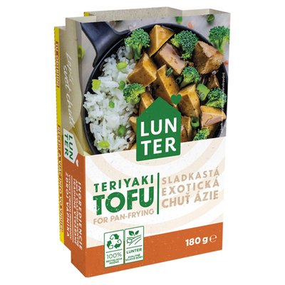 Obrázek ŠETŘÍME JÍDLEM: Lunter Tofu na pánev teriyaki 180g