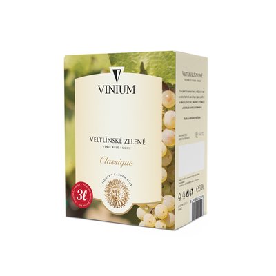 Obrázek Vinium BIB-Veltlínské zelené 3,0l