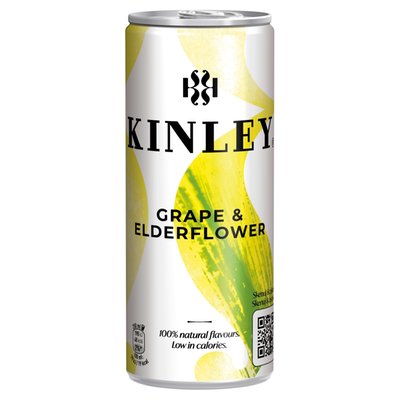 Obrázek Kinley Grape & Elderflower 250ml