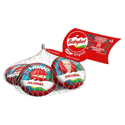 Obrázek ŠETŘÍME JÍDLEM: Babybel Mini Original poloměkký zrající plnotučný sýr 3 x 20g (60g)