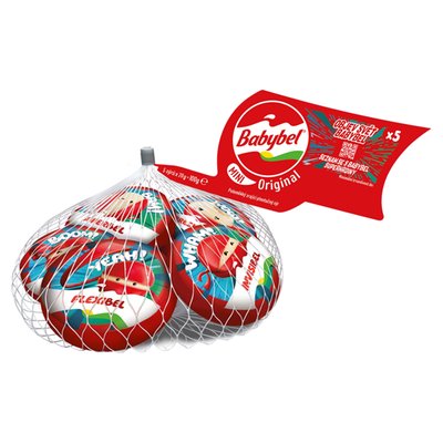 Obrázek ŠETŘÍME JÍDLEM: Babybel Mini Original poloměkký zrající plnotučný sýr 5 x 20g (100g)