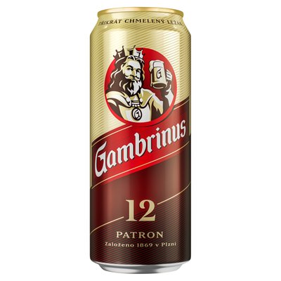 Obrázek ŠETŘÍME JÍDLEM: Gambrinus Patron 12 pivo ležák světlý 500ml