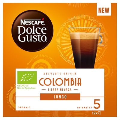 Obrázek ŠETŘÍME JÍDLEM: NESCAFÉ® Dolce Gusto® Colombia Sierra Nevada Lungo - kapslová káva - 12 kapslí v balení
