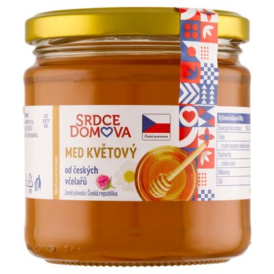 Obrázek Srdce domova Med květový 500g