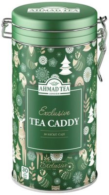 Obrázek ŠETŘÍME JÍDLEM: Ahmad Tea Exclusive Tea Caddy Mix černých a zelených čajů 30ks dóza