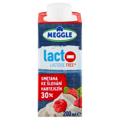 Obrázek ŠETŘÍME JÍDLEM: Meggle Bezlaktózová smetana ke šlehání 30% 200ml