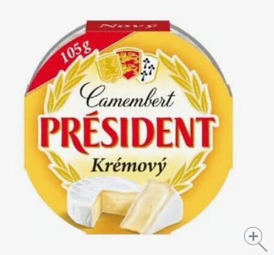 Obrázek PRÉSIDENT Camembert Krémový 105g
