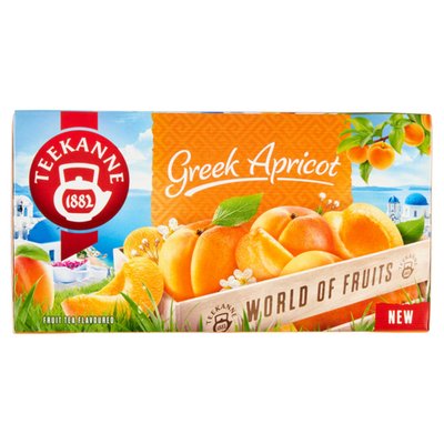 Obrázek Teekanne World of Fruits Greek Apricot ovocno-bylinný čaj aromatizovaný 20 x 2,25g (45g)