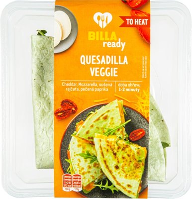 Obrázek BILLA Ready Quesadilla veggie 170g