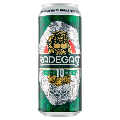 Obrázek ŠETŘÍME JÍDLEM: Radegast Rázná 10 pivo výčepní světlé 500ml