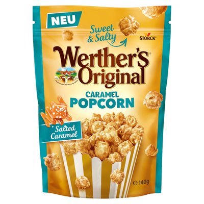 Obrázek Werther's Original Popcorn v polevě ze slaného smetanového karamelu 140g