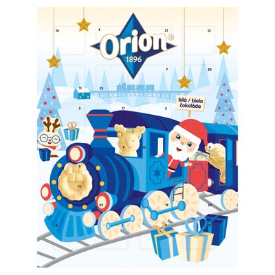 Obrázek ORION Adventní kalendář bílý 85g