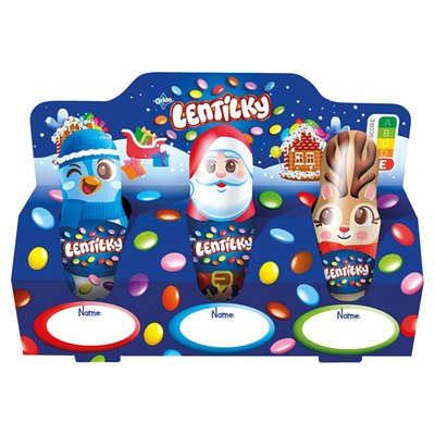 Obrázek ORION LENTILKY Mikuláš, sob, tučňák multipack 3 x 18,7g