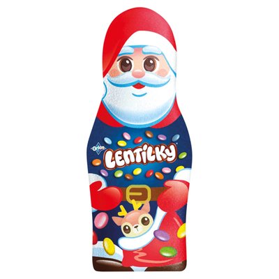 Obrázek ORION LENTILKY Mikuláš, sob, tučňák čokoládová figurka 18,7g