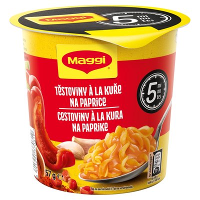 Obrázek MAGGI 5 minutes Těstoviny a la kuře na paprice 57g
