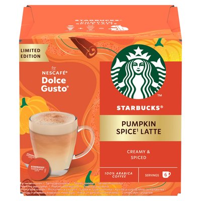 Obrázek STARBUCKS Pumpkin Spice Latte by NESCAFÉ Dolce Gusto - 12 kapslí (6 šálků)