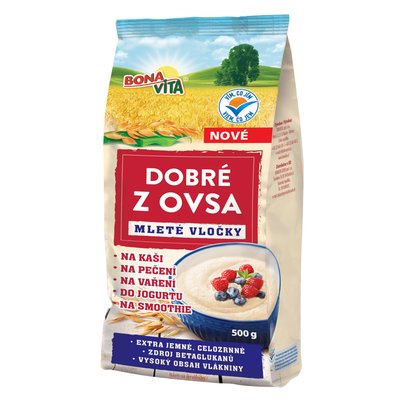 Obrázek Dobré z ovsa Mleté vločky 500g