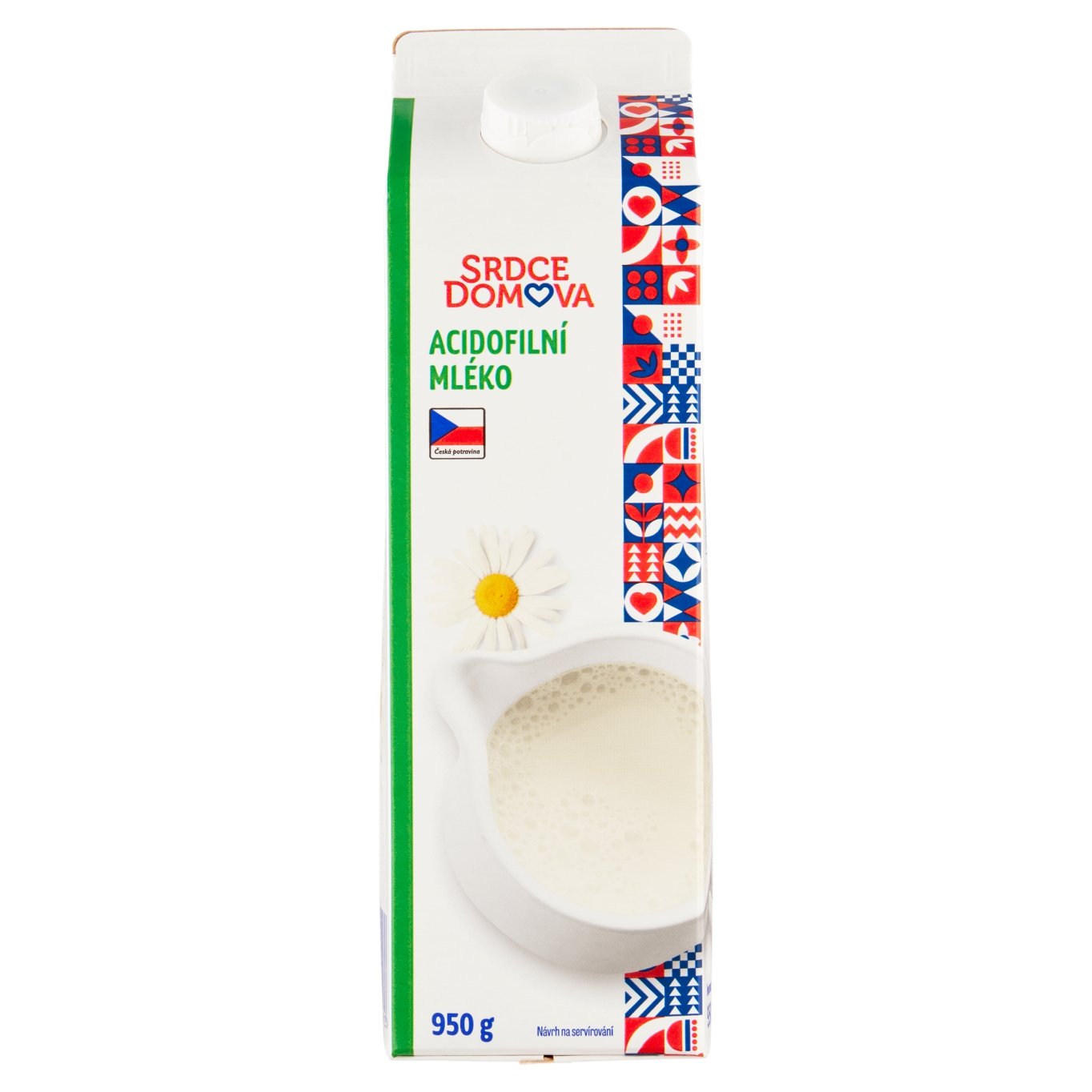 Srdce domova Acidofilní mléko 950g