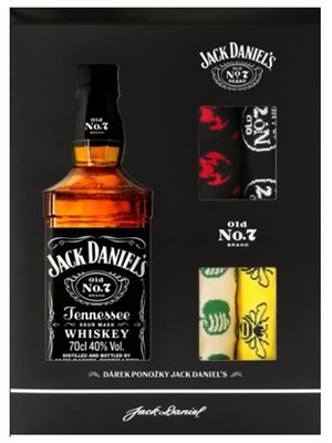 Obrázek Jack Daniel's Whiskey 0,7l 40% + ponožky