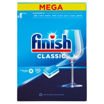 Obrázek ŠETŘÍME JÍDLEM: Finish Classic Tablety do myčky nádobí 110ks