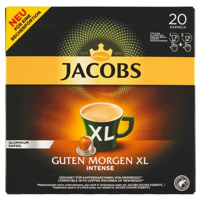 Obrázek ŠETŘÍME JÍDLEM: Jacobs Guten Morgen XL Intense 20 ks 114g