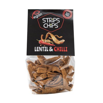 Obrázek ŠETŘÍME JÍDLEM: Strips Chips Lentil&Chilli 80g