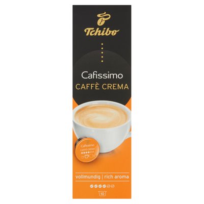 Obrázek ŠETŘÍME JÍDLEM: Tchibo Cafissimo Caffé Crema rich aroma 10 x 7,6g (76g)