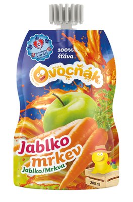 Obrázek Ovocňák Mošt Jablko-mrkev 200ml