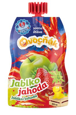 Obrázek Ovocňák Mošt Jablko-jahoda 200ml
