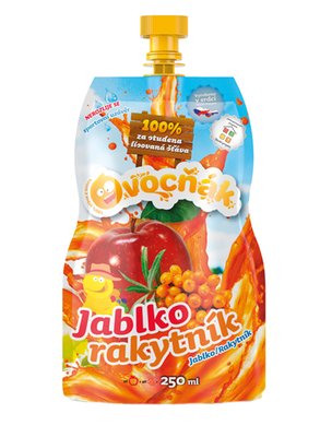 Obrázek Ovocňák Mošt Jablko-rakytník 250ml