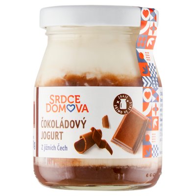 Obrázek ŠETŘÍME JÍDLEM: Srdce domova Čokoládový jogurt 200g