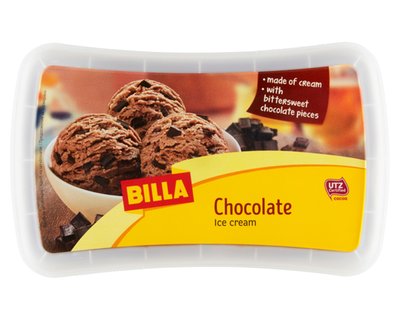 Obrázek ŠETŘÍME JÍDLEM: BILLA Chocolate mražený krém 1000ml