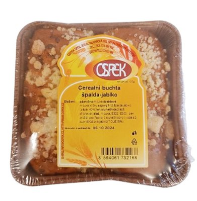 Obrázek Cerealní buchta špalda-jablko