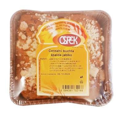 Obrázek Cerealní buchta špalda-jablko