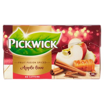 Obrázek Pickwick Fruit Fusion Ovocný čaj aromatizovaný s jablky a skořicí 20 x 1,75g (35g)