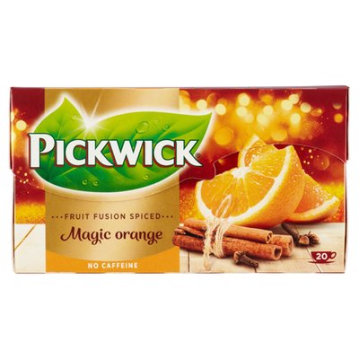 Obrázek Pickwick Fruit Fusion Ovocný čaj aromatizovaný s pomerančovým oplodím a skořicí 20 x 1,75g (35g)