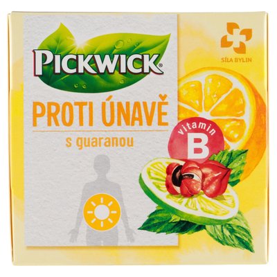 Obrázek Pickwick Proti únavě s guaranou zelený a bylinný čaj 10 x 1,5g (15g)