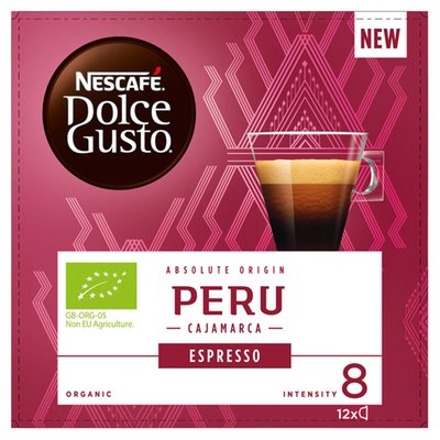 Obrázek ŠETŘÍME JÍDLEM: NESCAFÉ® Dolce Gusto® Peru Cajamarca Espresso - kávové kapsle - 12 kapslí v balení