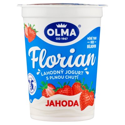 Obrázek ŠETŘÍME JÍDLEM: Olma Florian Lahodný jogurt s plnou chutí jahoda 150g