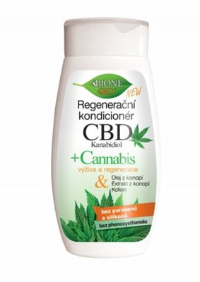 Obrázek ŠETŘÍME JÍDLEM: Bione Regenerační kondicionér CBD Kanabidiol 260 ml