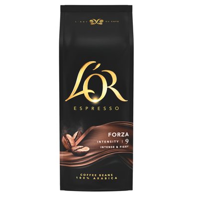 Obrázek ŠETŘÍME JÍDLEM: L'OR Espresso Forza pražená káva zrnková 1000g